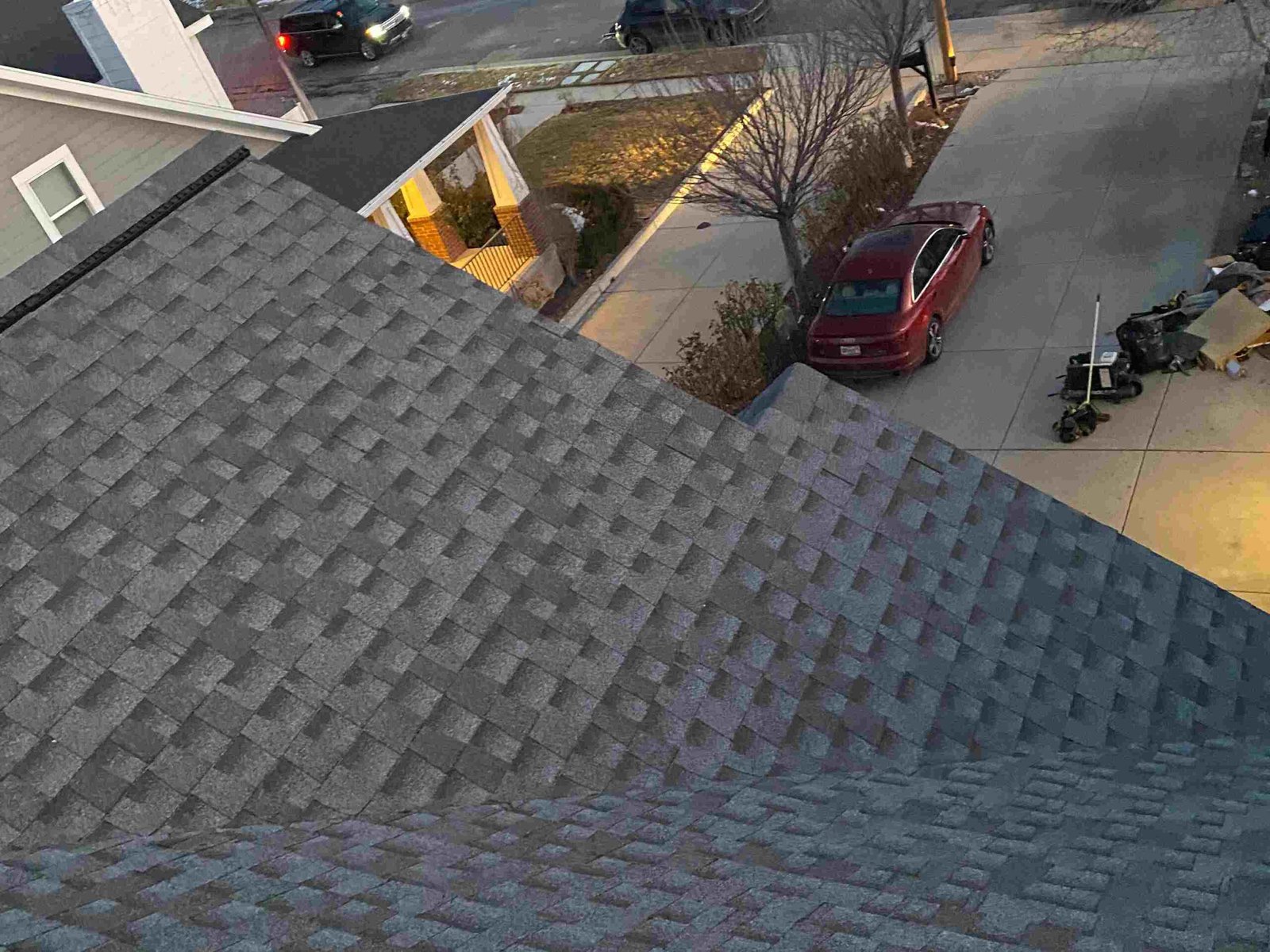 Commercial flat roof installation